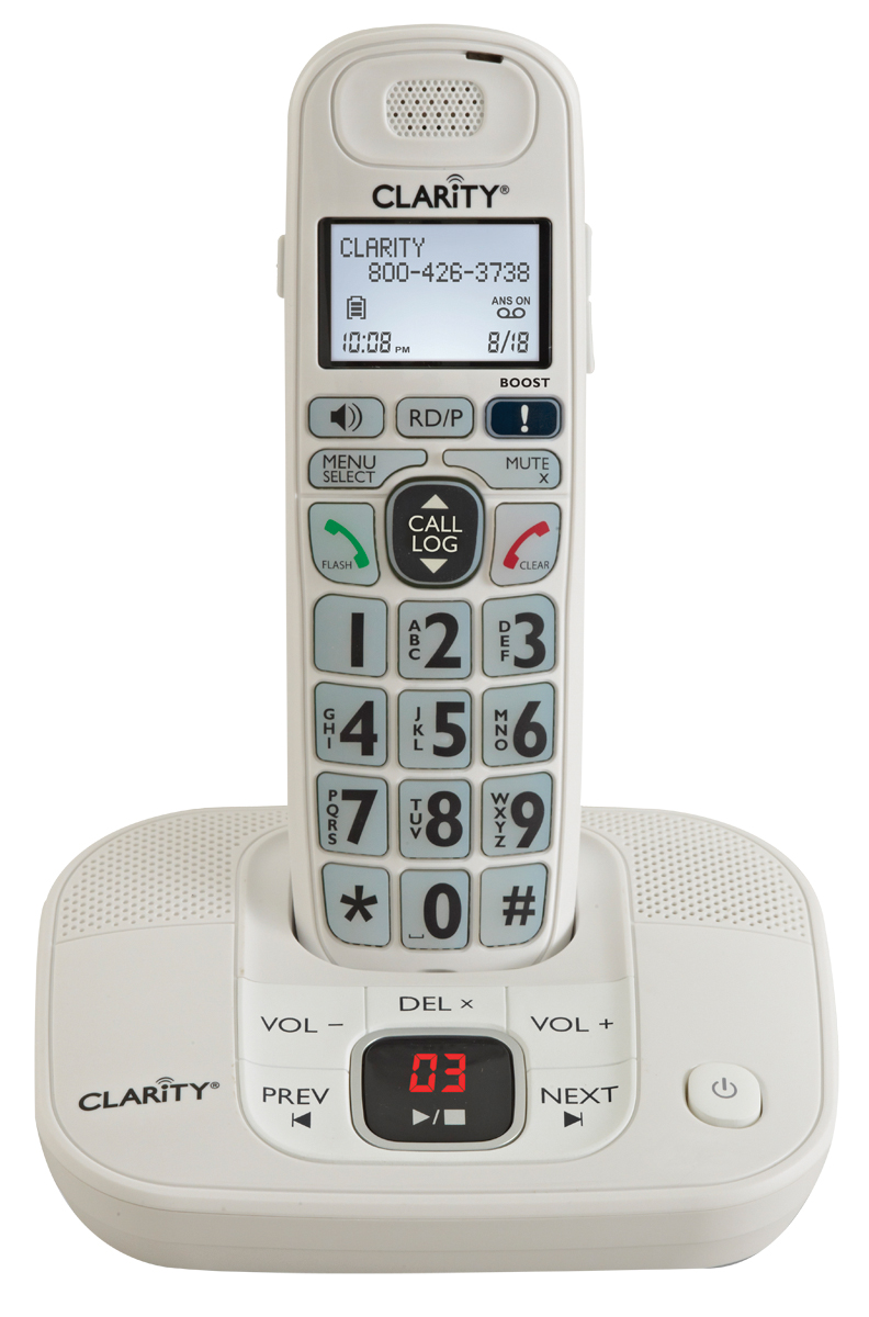 Big buttons, easy-to-read numbers and a backlit keypad make this the perfect phone for people with low vision.
