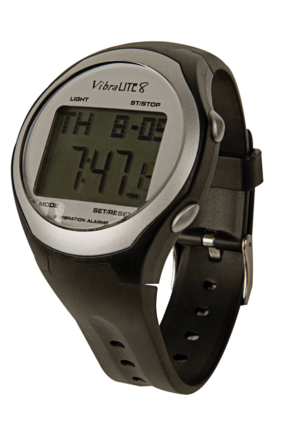 La montre Global VibraLITE8 – Noir offre une gamme complète de fonctions et un écran numérique lumineux.