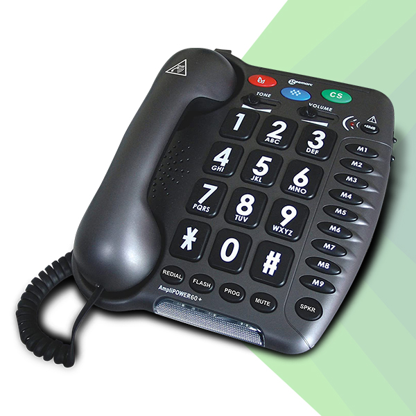 Geemarc Amplipower60 50dB Amplified Corded Telephone Canadian