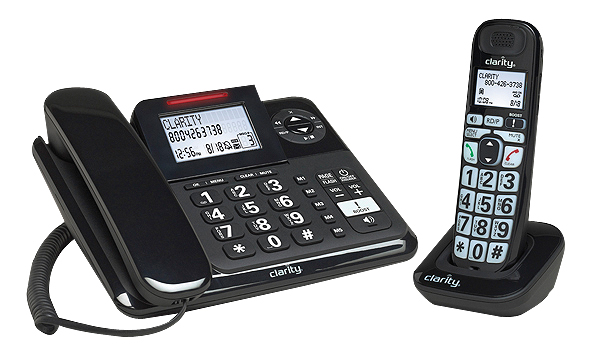 The E814CCC combo includes a corded base unit and one cordless handset.