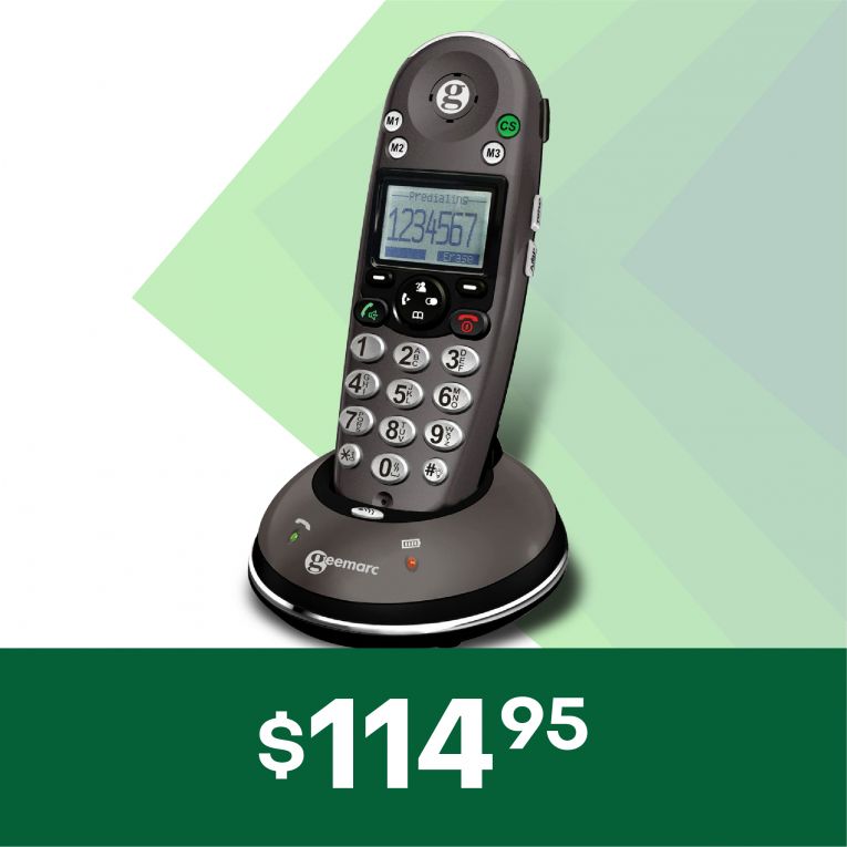 GEEMARC AMPLIDECT 350 40DB CORDLESS PHONE