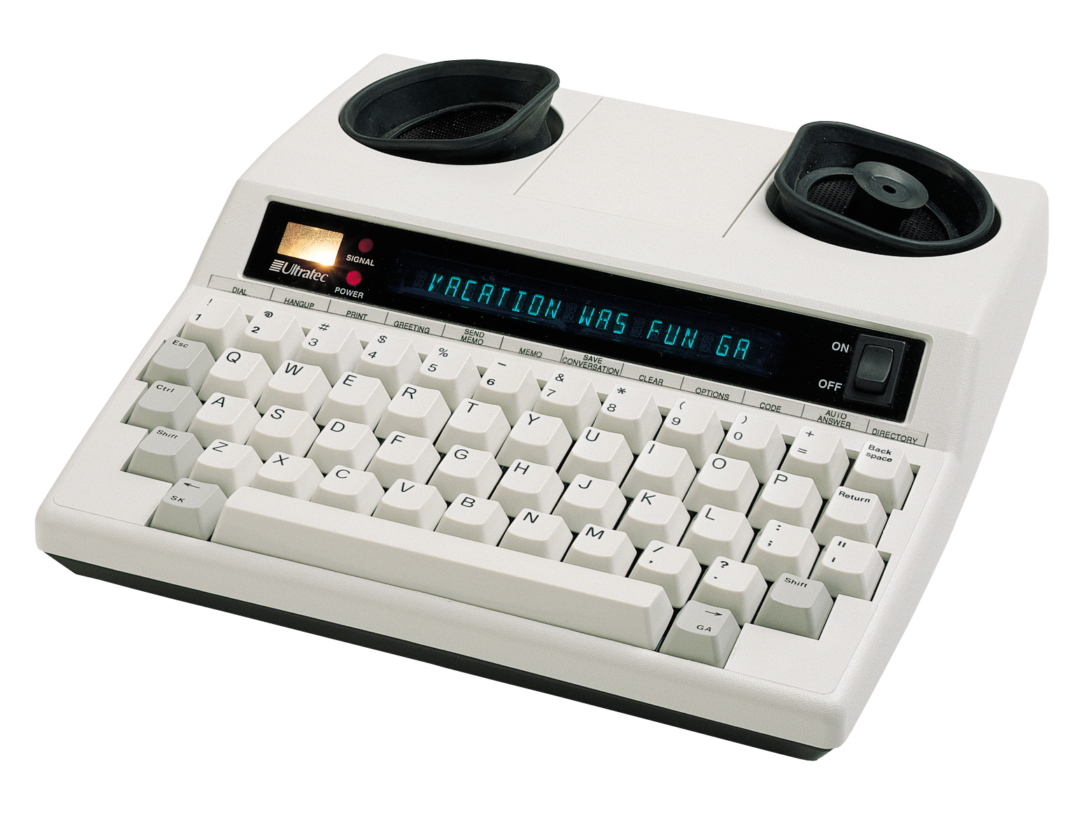 The Ultratec Supercom 4440 automatically identifies you as a TTY user, so that you can be quickly and easily connected to emergency services. The Ultratec Supercom 4440 automatically identifies you as a TTY user, so that you can be quickly and easily connected to emergency services.